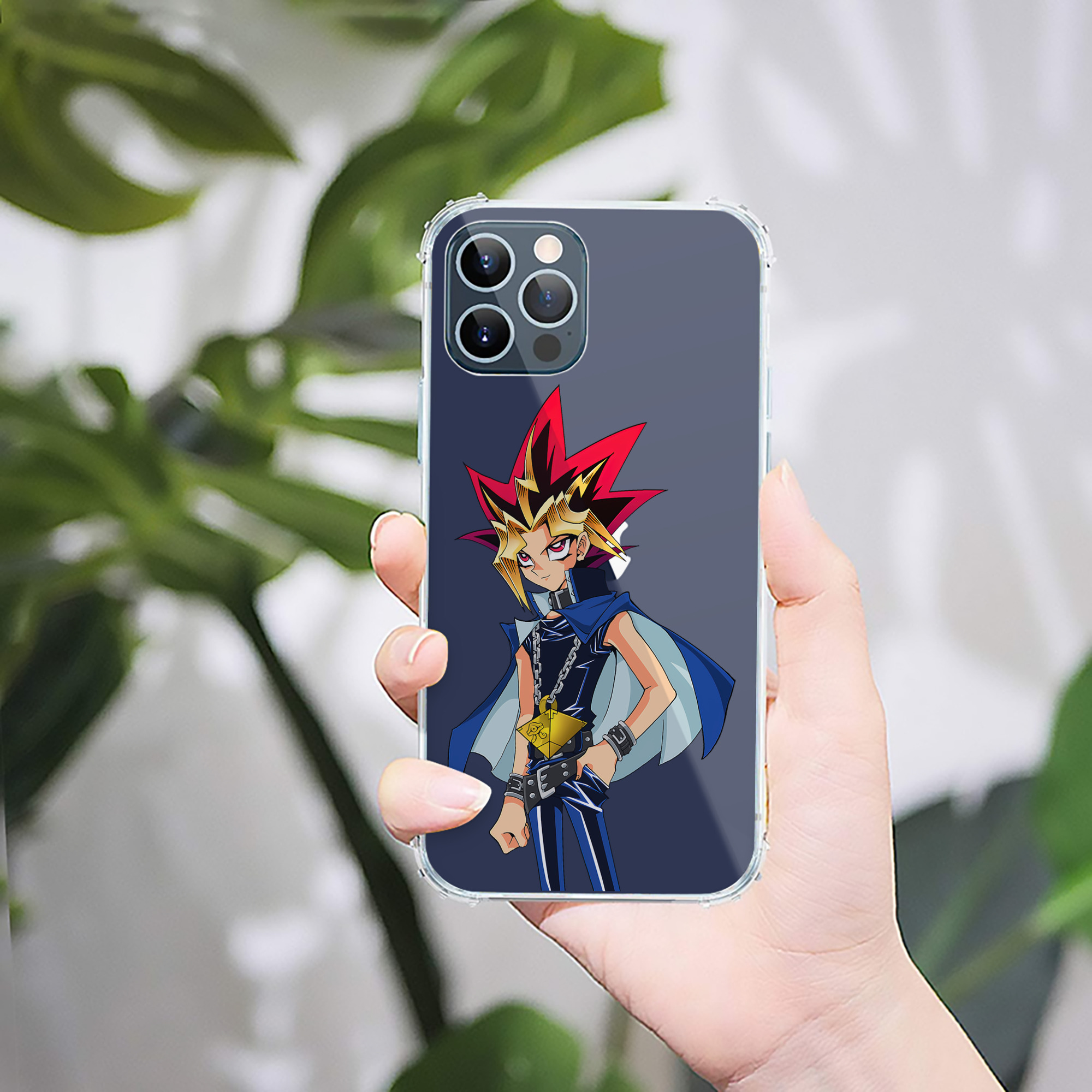 （画像用） 遊☆戯☆王 Yu-Gi-Oh! 【iPhone 12シリーズ対応】透明スマホケース（クリアソフトケース）